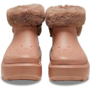 Crocs unisex-adult Stomp Lined Boots Size W 7/ M 5 Color Cork New with tag